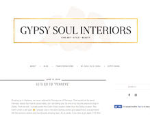 Tablet Screenshot of gypsysoulinteriors.com